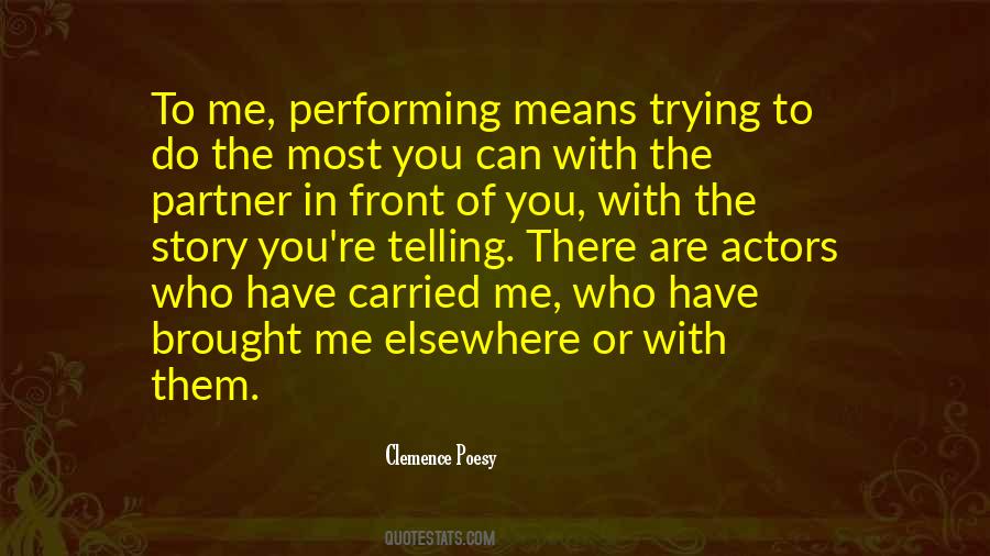Front Of You Quotes #1077357