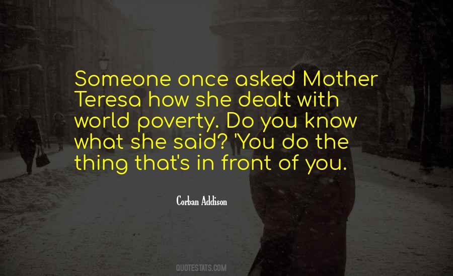 Front Of You Quotes #1293503