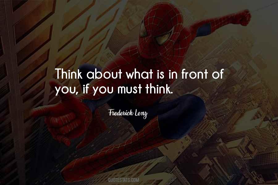 Front Of You Quotes #1400698