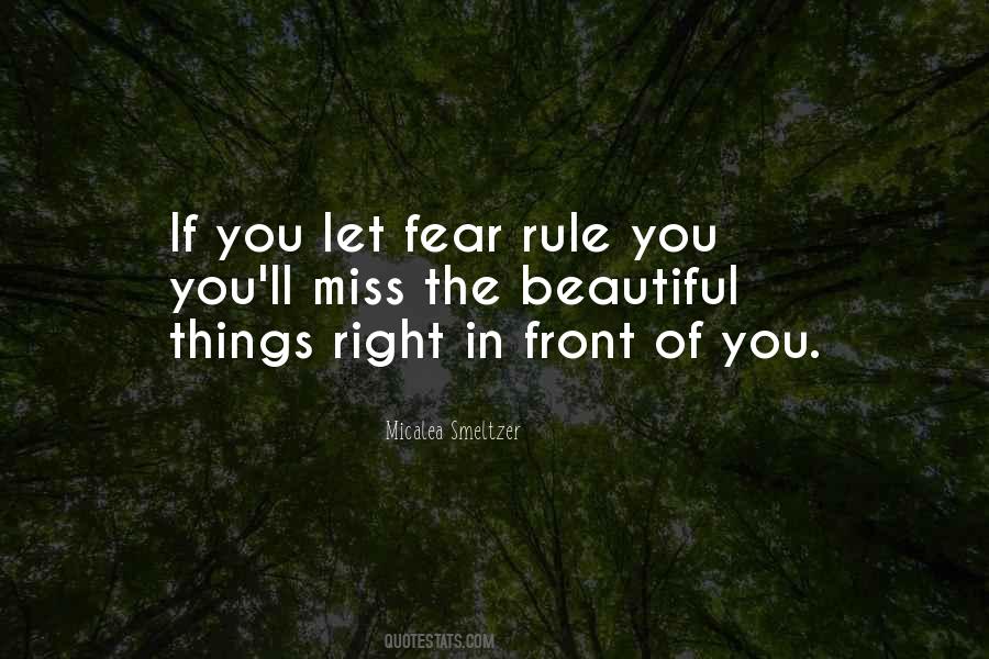 Front Of You Quotes #989014