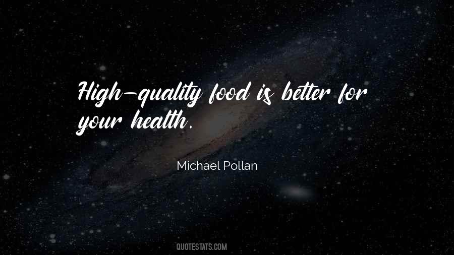 Food For Health Quotes #456125