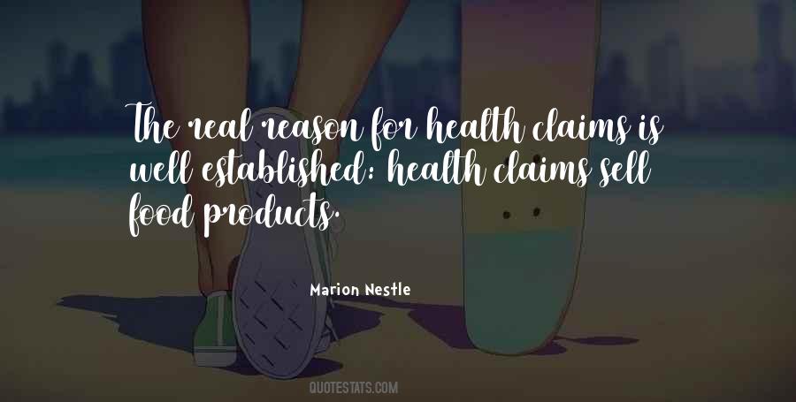 Food For Health Quotes #738435