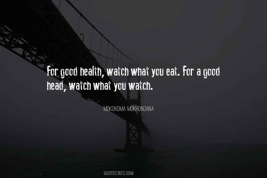 Food For Health Quotes #751857