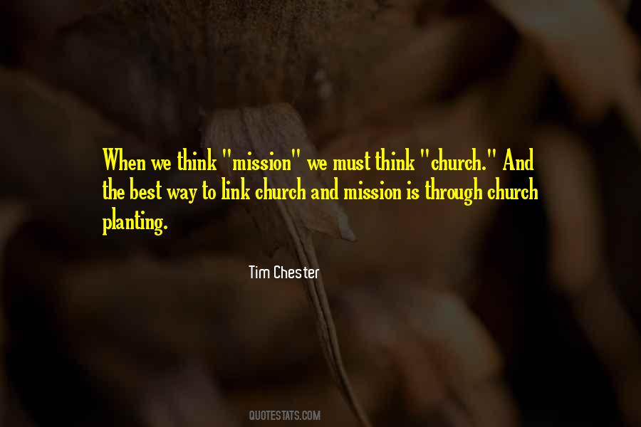 Church Mission Quotes #1378424