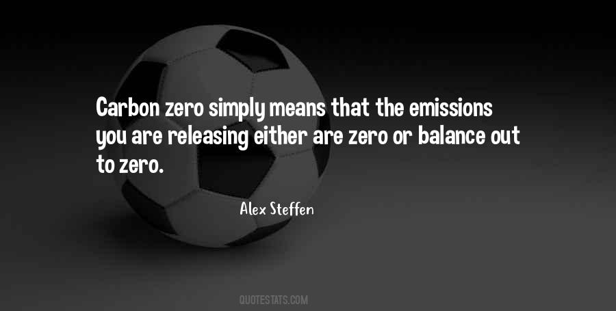 Zero Carbon Quotes #1227605