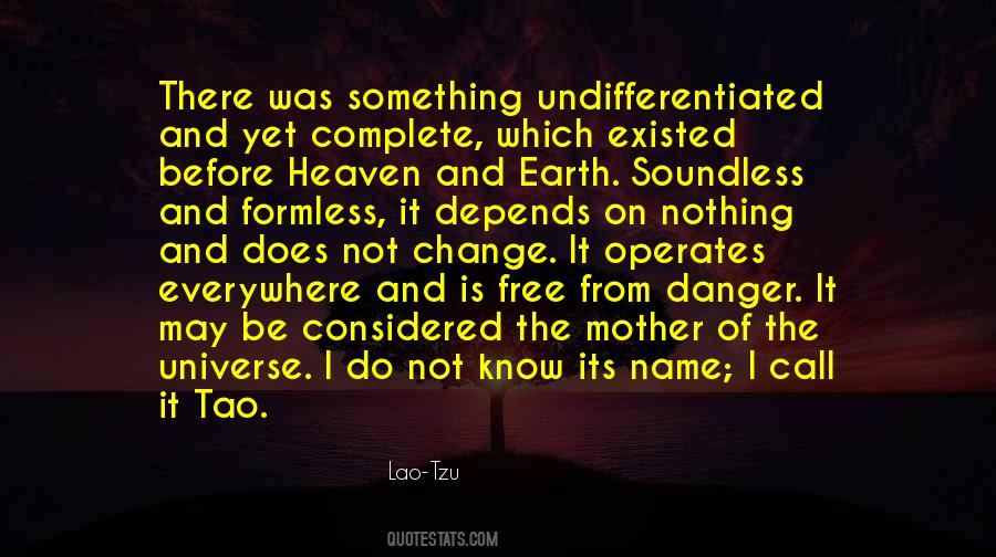 Universe Lao Tzu Quotes #160718