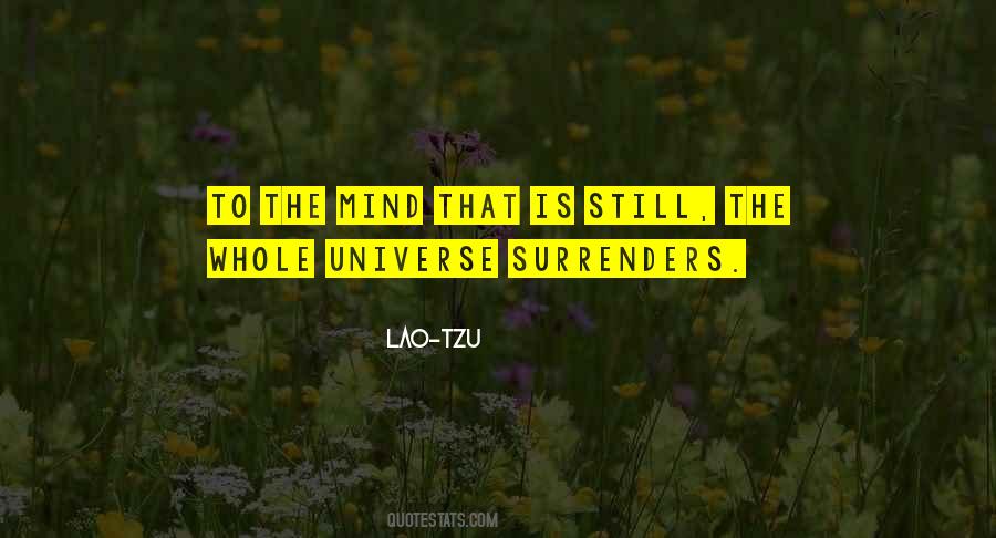 Universe Lao Tzu Quotes #777456
