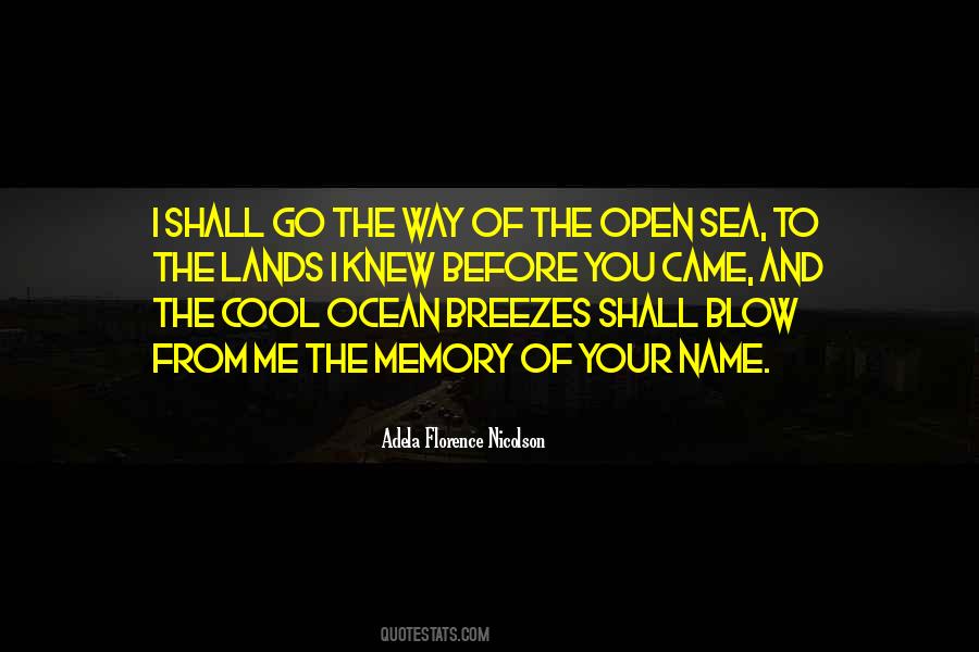 Quotes About The Open Sea #1499461