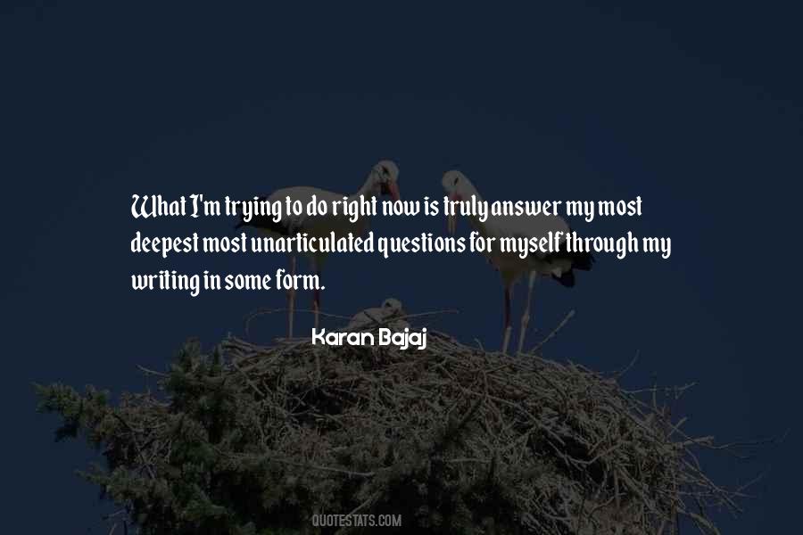 Quotes About Karan #326006