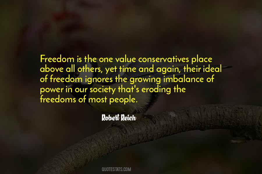 Value Of Freedom Quotes #279497