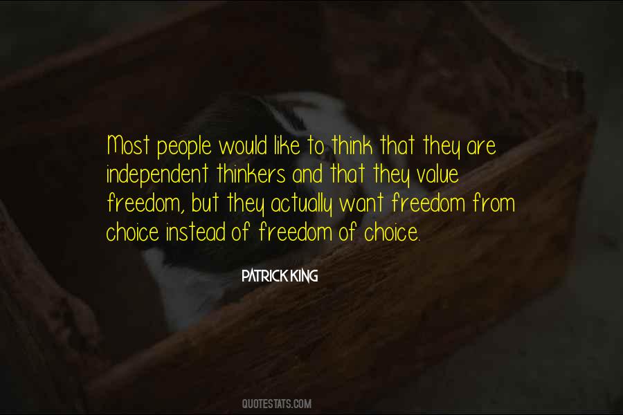 Value Of Freedom Quotes #551941