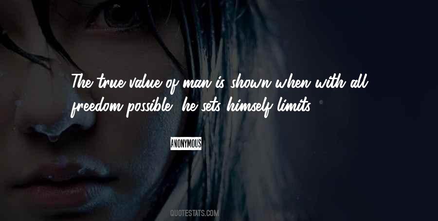 Value Of Freedom Quotes #935336