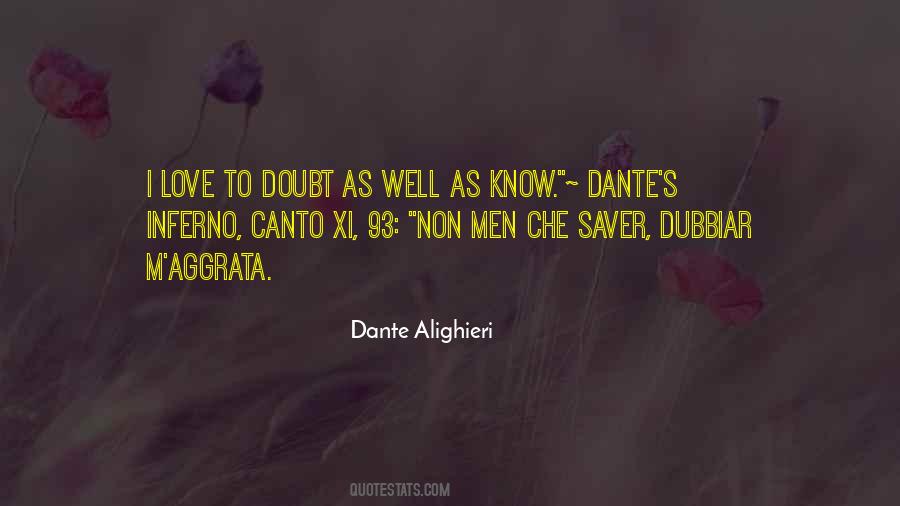 Dante's Inferno Canto Quotes #371602