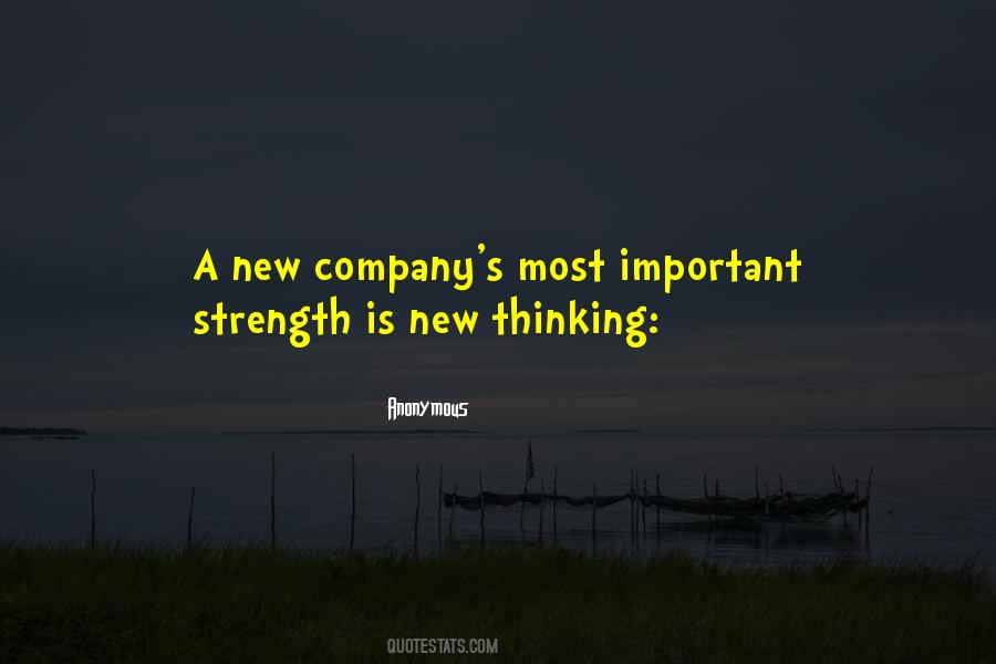 New Company Quotes #54079