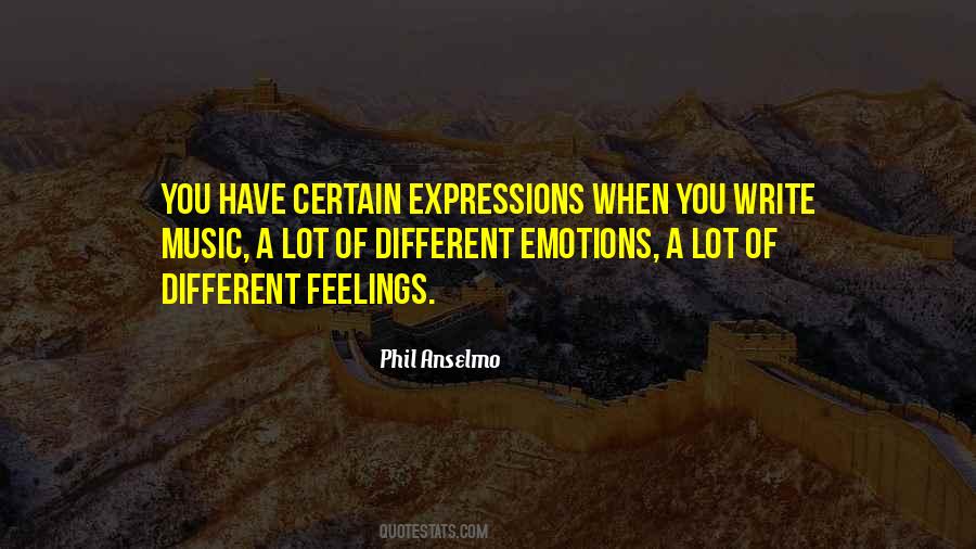 Different Emotions Quotes #185287