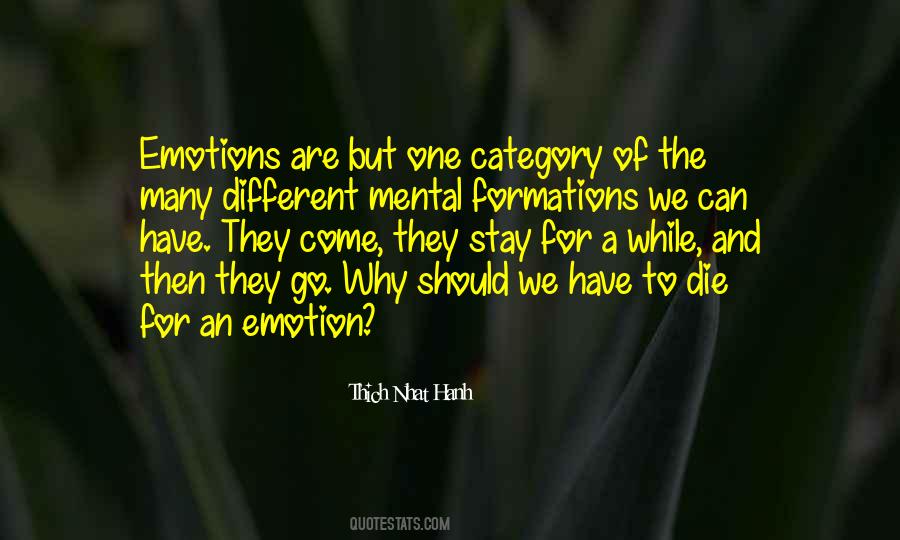 Different Emotions Quotes #480153