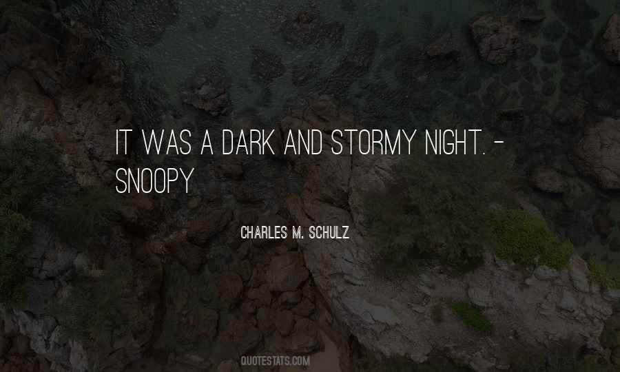 Dark And Stormy Night Quotes #1573373