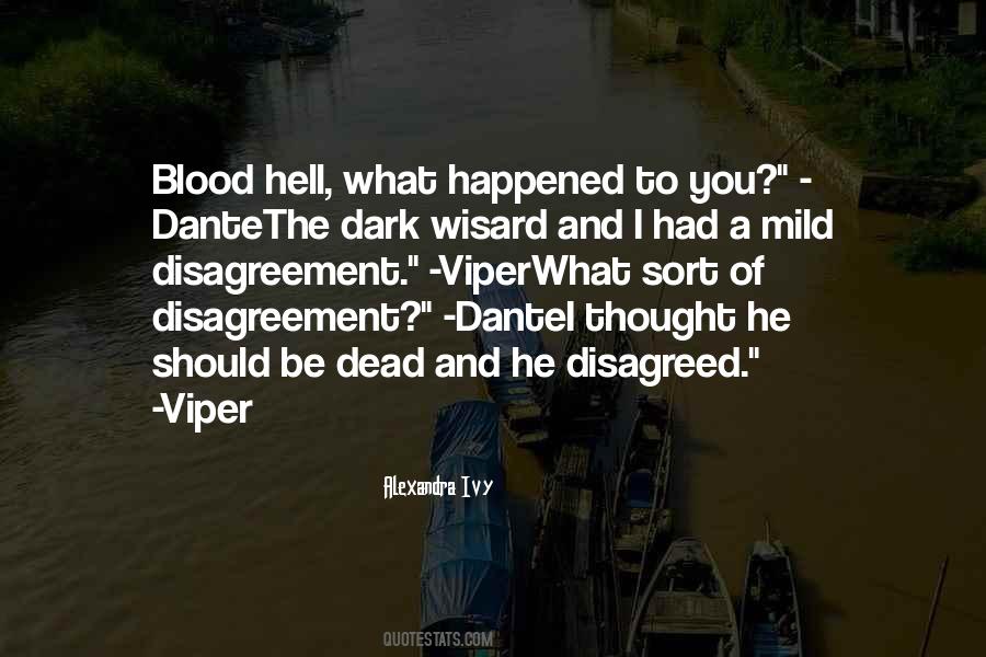 Dark Blood Quotes #866665
