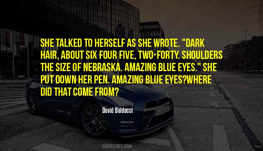 Dark Blue Eyes Quotes #926588