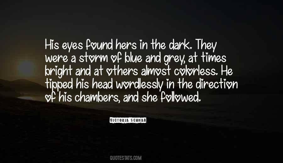 Dark Blue Eyes Quotes #956513