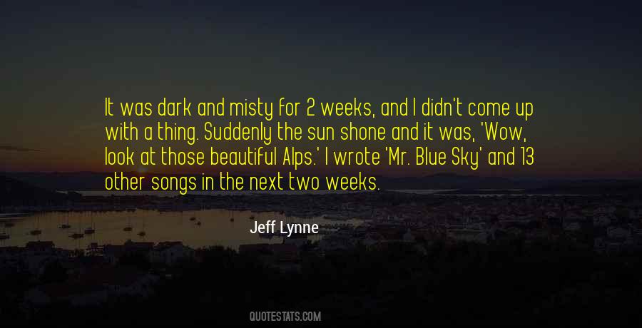 Dark Blue Sky Quotes #1307307