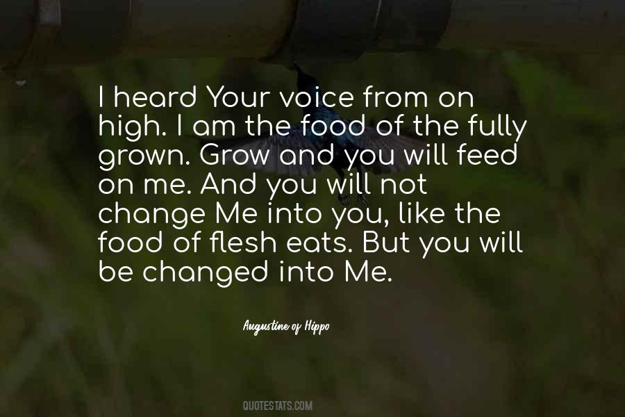 Voice Change Quotes #428233