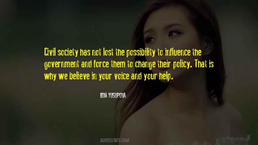 Voice Change Quotes #680924