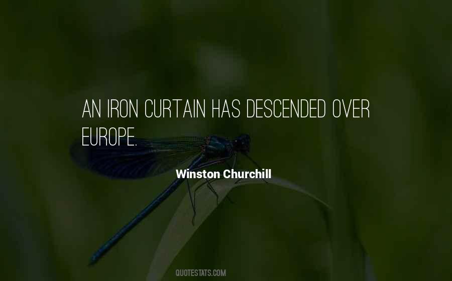 Churchill Iron Curtain Quotes #1115870