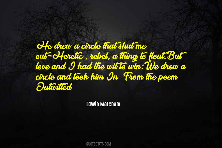 Outwitted By Edwin Quotes #1255179
