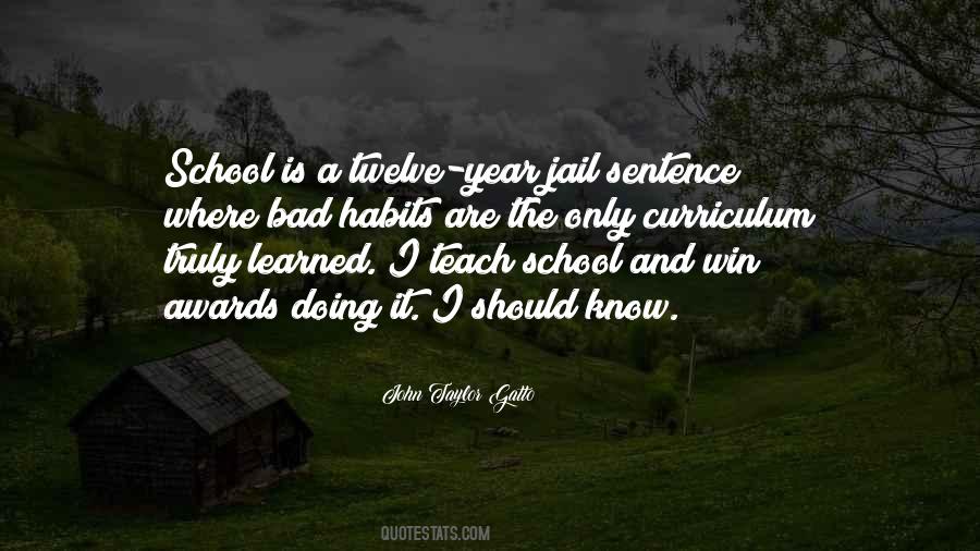 School Jail Quotes #408119