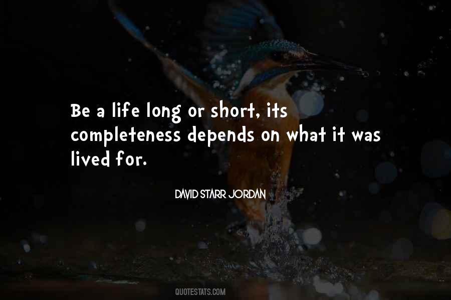 A Life For A Life Quotes #6465