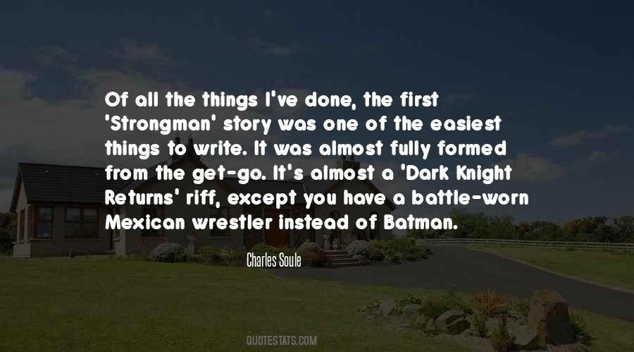 Dark Knight Returns Quotes #97725