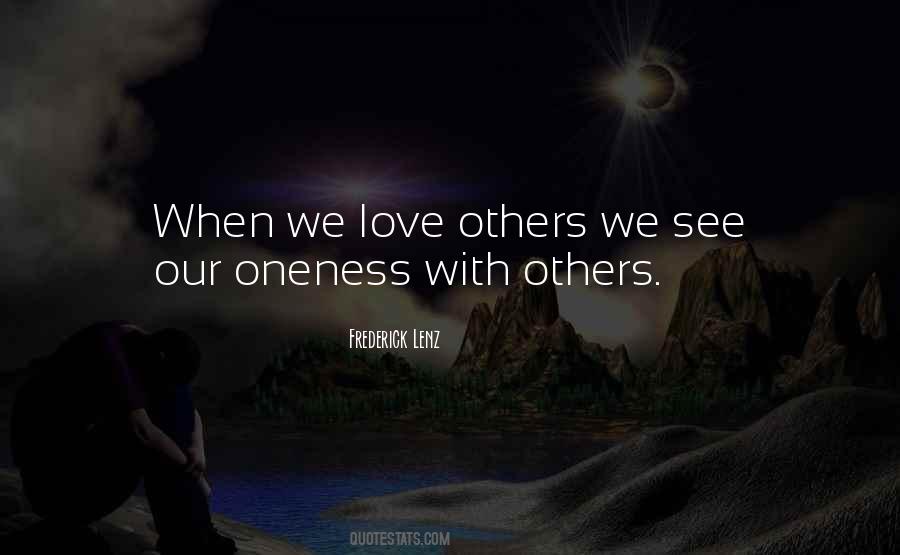 Buddhism Oneness Quotes #1113704