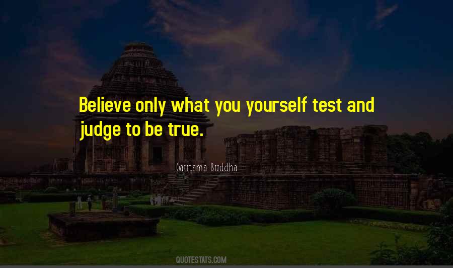 Test Yourself Quotes #1318842