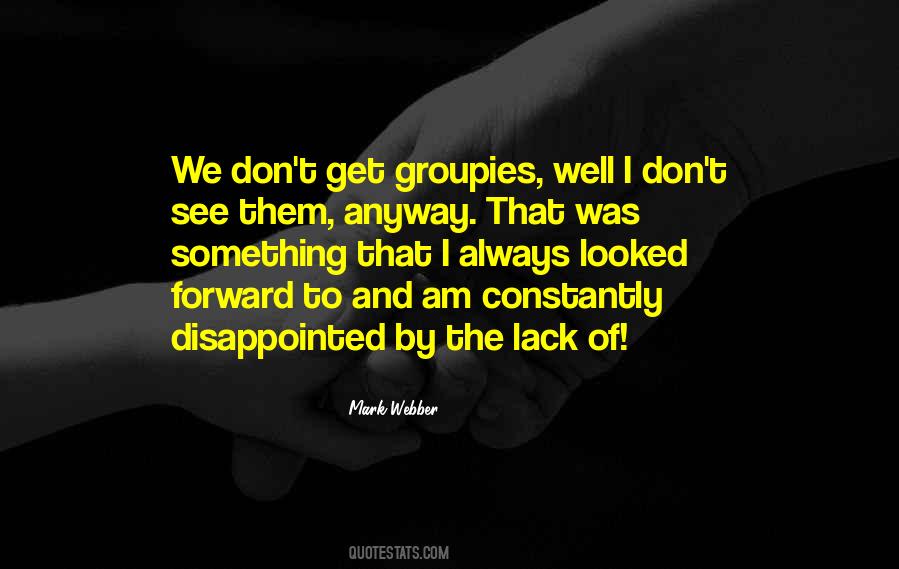 I Am Disappointed Quotes #1113763