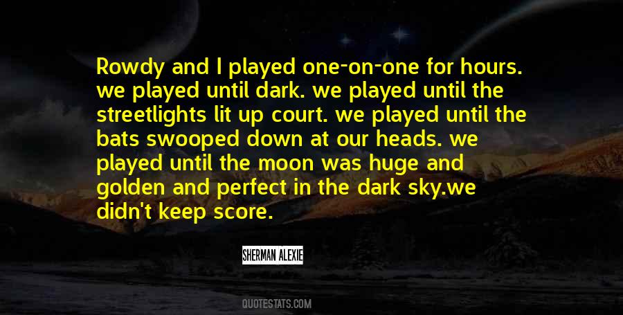 Dark Sky Quotes #101290