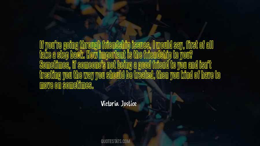 Someone Being A Good Friend Quotes #139421