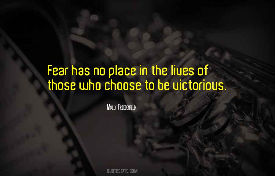 Be Victorious Quotes #113110