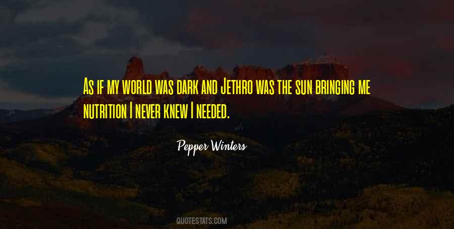 Dark Sun Quotes #515802