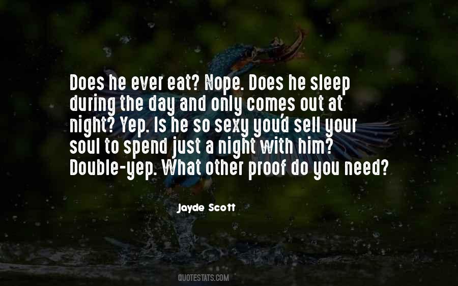 To Sleep At Night Quotes #259245