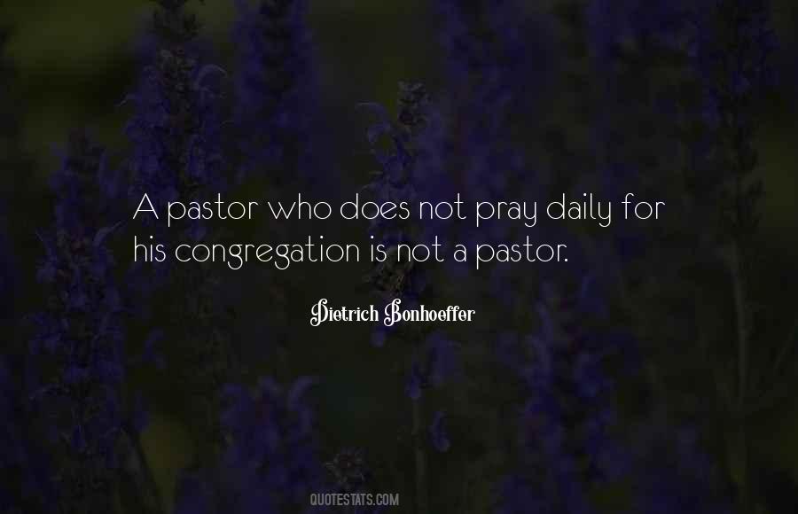 Bonhoeffer Pastor Quotes #316895
