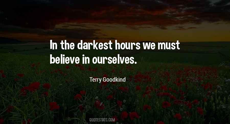 Darkest Hours Quotes #1861091