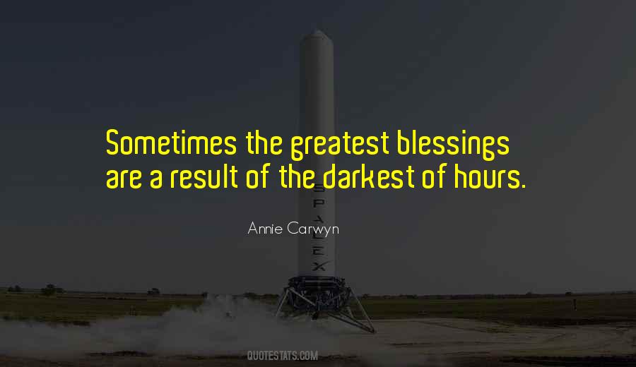 Darkest Hours Quotes #911806