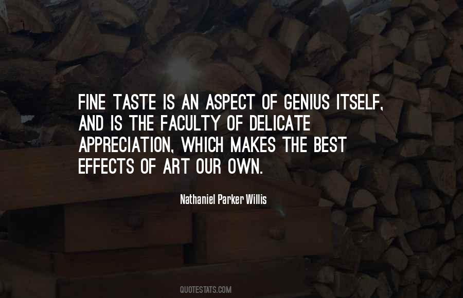 Fine Taste Quotes #1306909