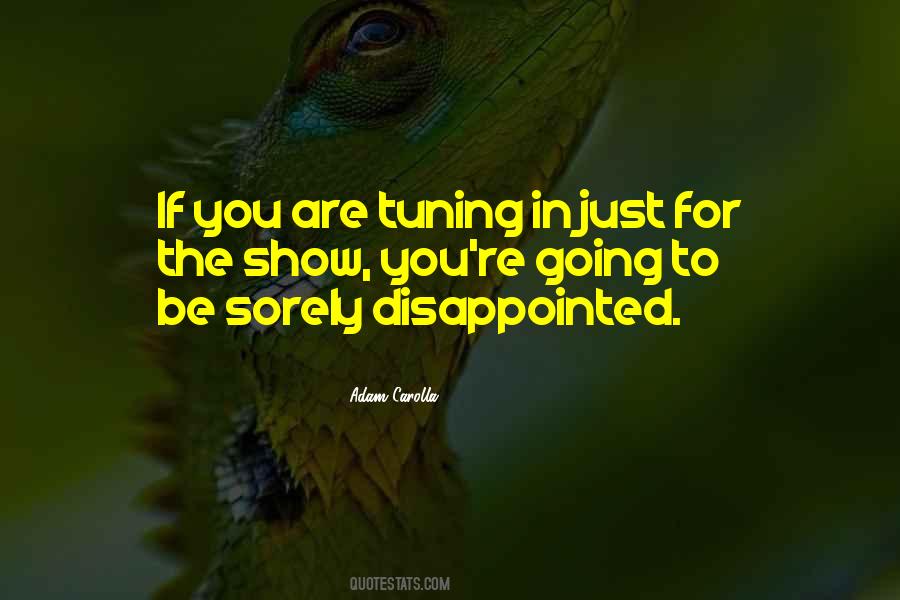 Sorely Disappointed Quotes #333896