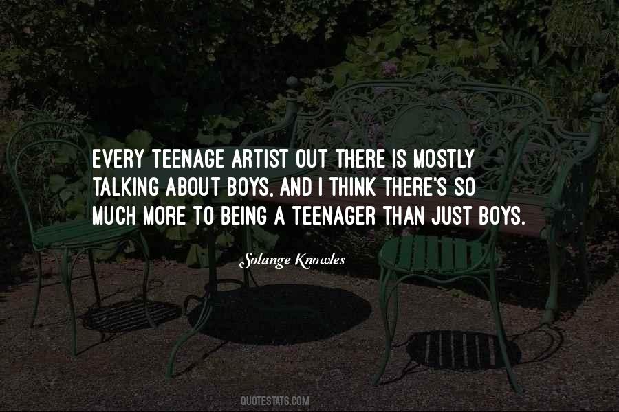 Being Boy Quotes #80595
