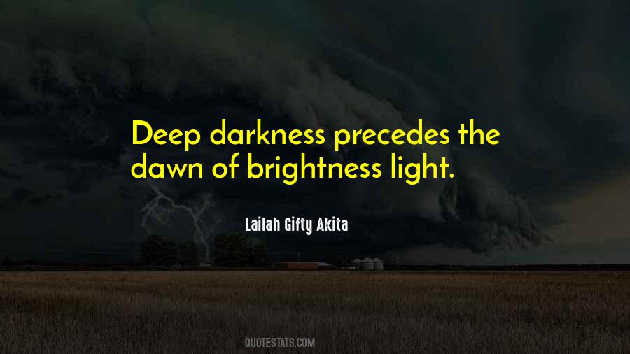 Darkness And Brightness Quotes #1133015