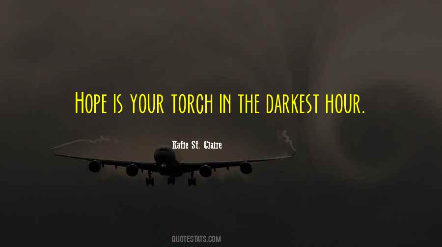 Darkness Before Dawn Quotes #399653