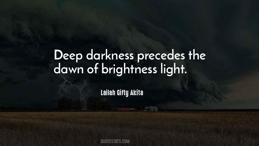 Darkness Brightness Quotes #1133015