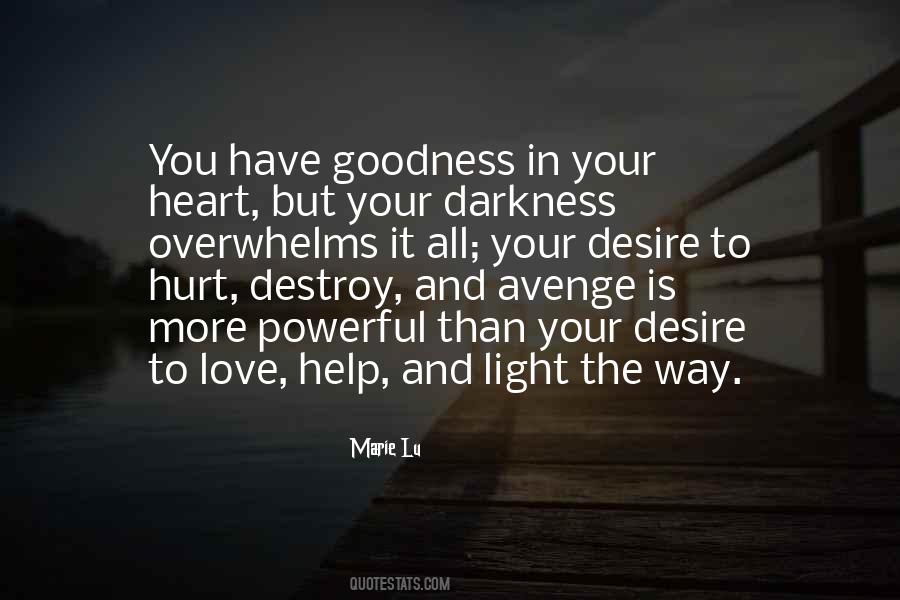 Darkness In The Heart Quotes #1070257